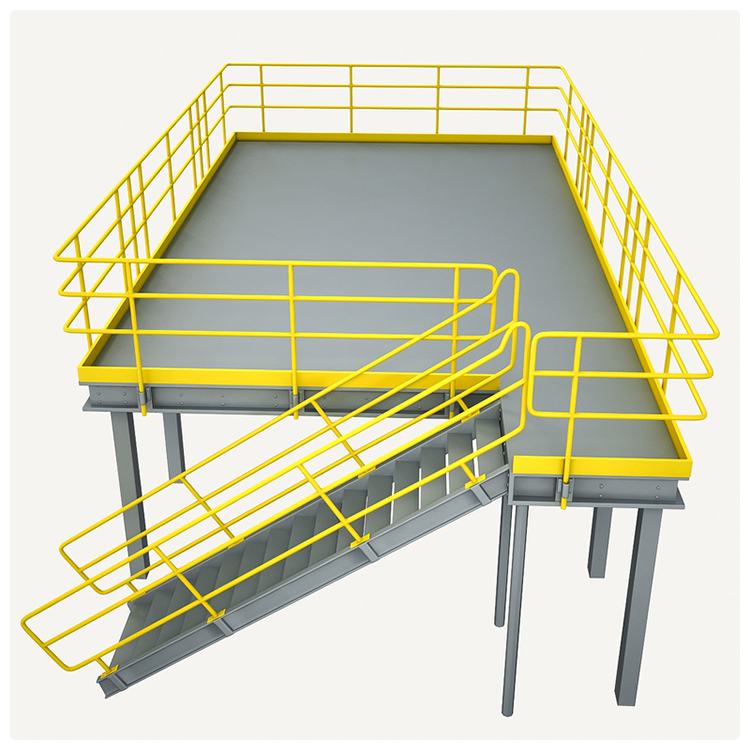 Assembled Metal Heavy Duty Multi Tier Storage Steel Floor Mezzanine Platform System Pallet Rack Supported Mezzanine