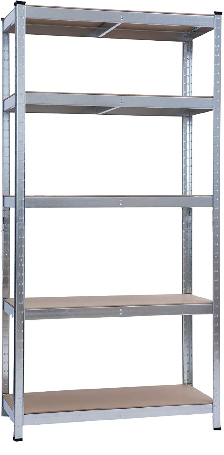 5 Tier Warehouse Racks Heavy Duty Storage Shelf Metal Racks Shelves For Warehouse