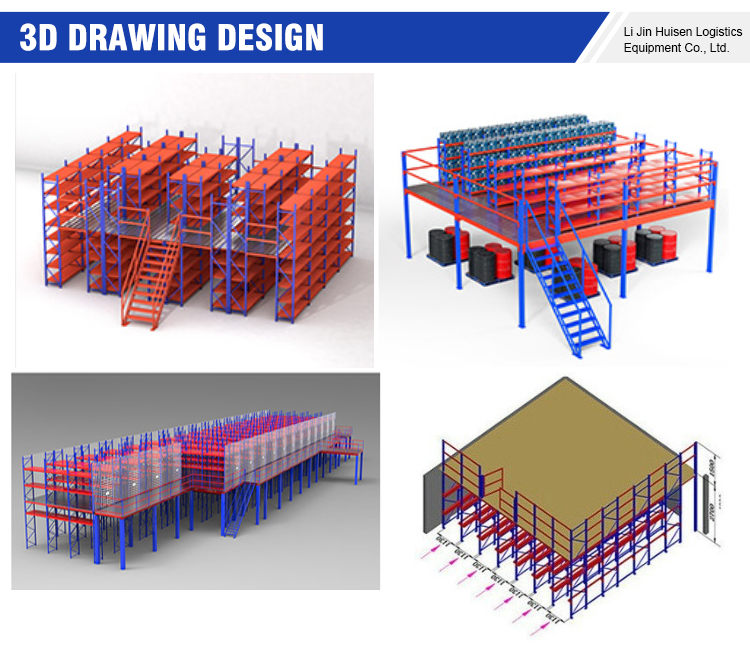 Steel Structure Mezzanine Racking Detail 4