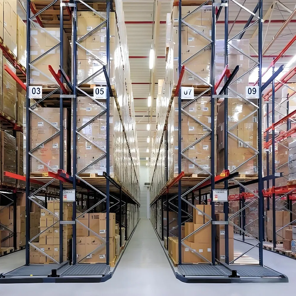 High Density Very Narrow Aisle Vna Pallet Racking System Industrial Storage Rack for Warehouse Optimization