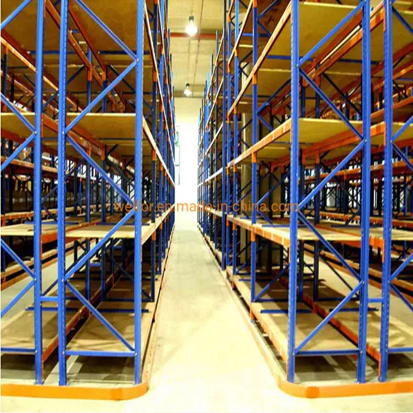 Industrial Very Narrow Aisle (VNA) Shelving Storage Metal Heavy Duty Pallet Rack