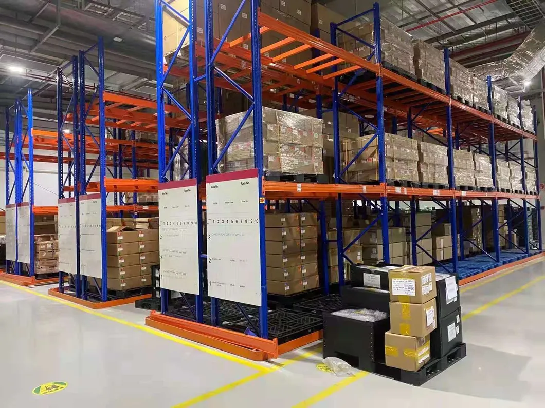 Warehouse Heavy Duty High Storage Very Narrow Aisle Vna Pallet Rack