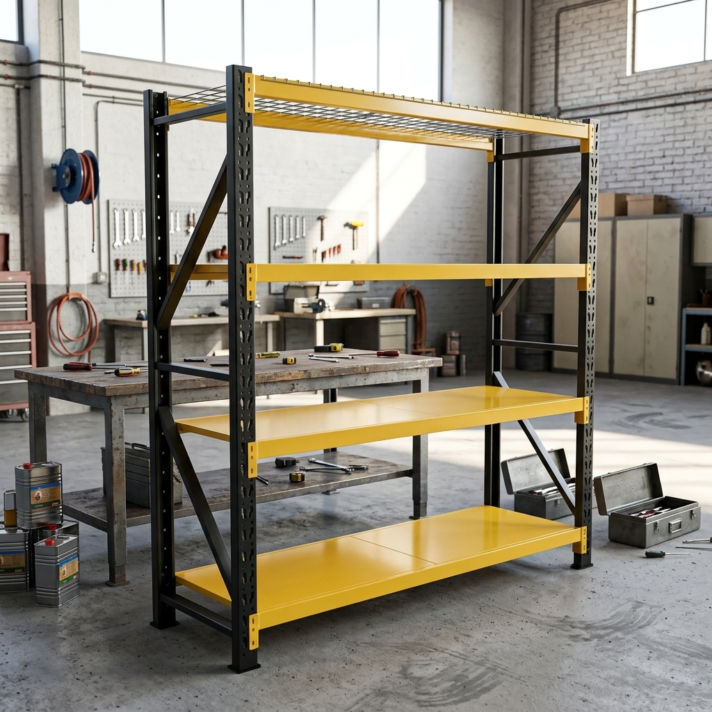 Adjustable Heavy Duty Load-Bearing 500kg/Layer Steel Racks Warehouse Industrial Stack Storage Racking Shelving System
