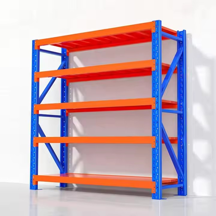Factory Stackable Shelves and Metal Warehouse Metal Longspan Shelving Medium Duty Shelf