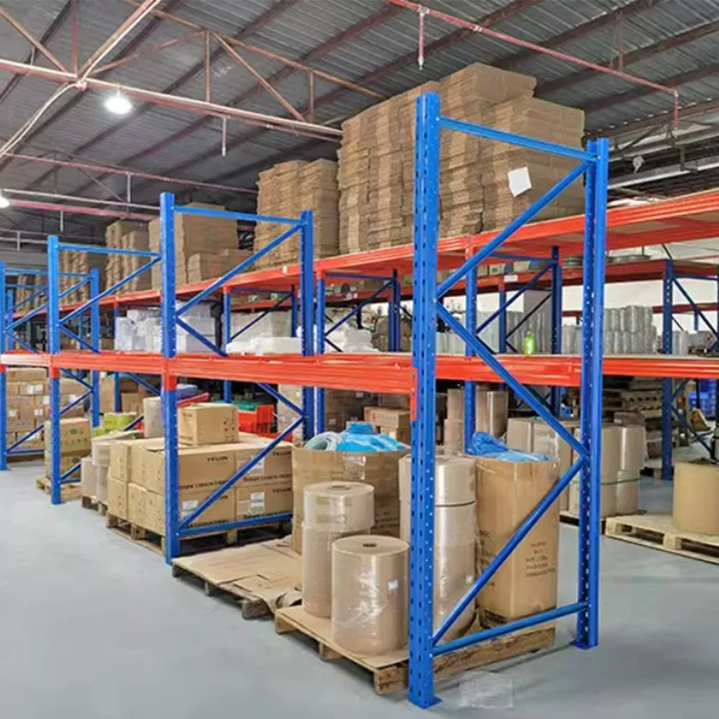 High Density Pallet Racking System - Industrial Warehouse Storage Solution With Enhanced Load Capacity