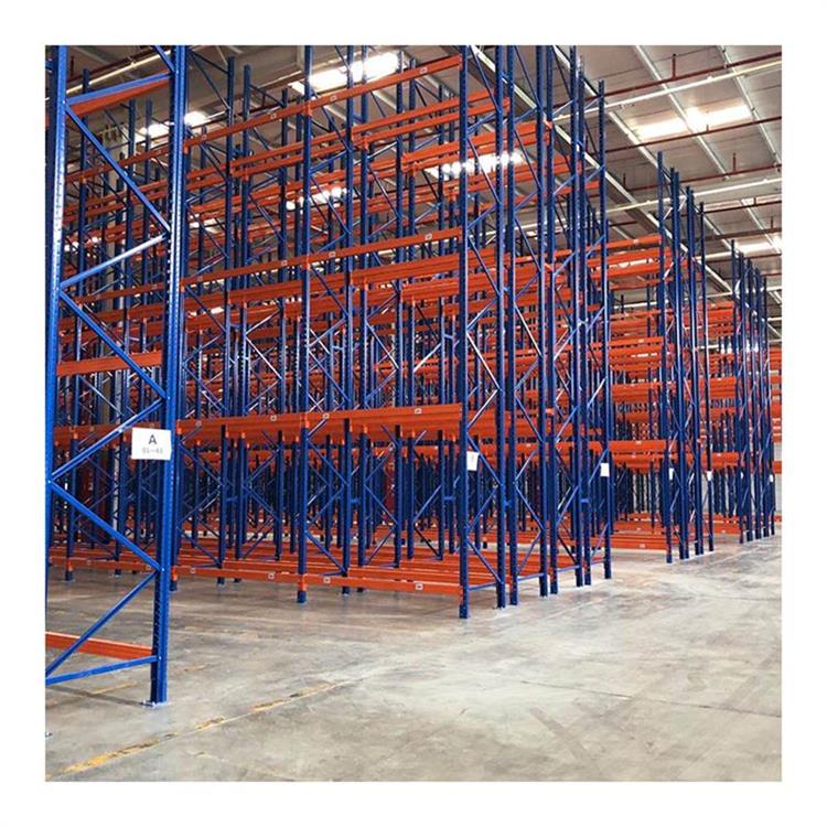 Heavy Duty Double Deep Selective Pallet Racking Systems 5 Layer Warehouse Storage Factory Supply