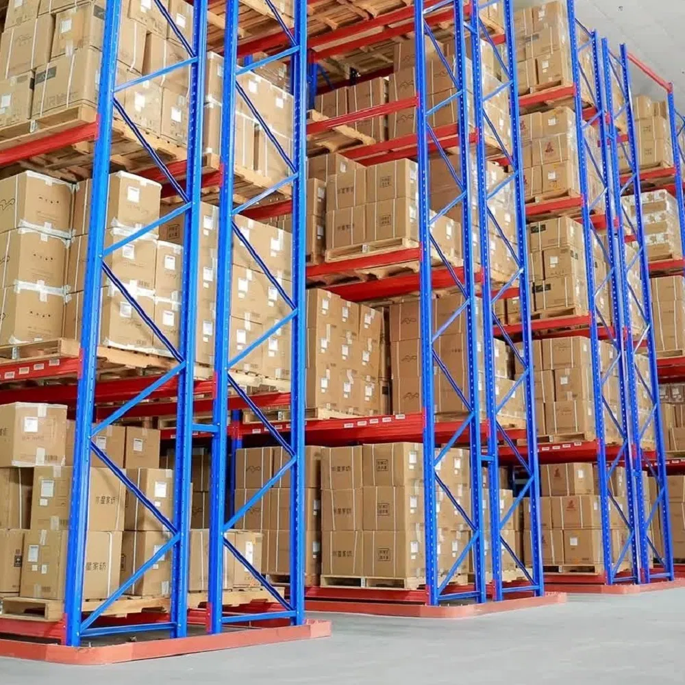 High Density Very Narrow Aisle Vna Pallet Racking System Industrial Storage Rack for Warehouse Optimization