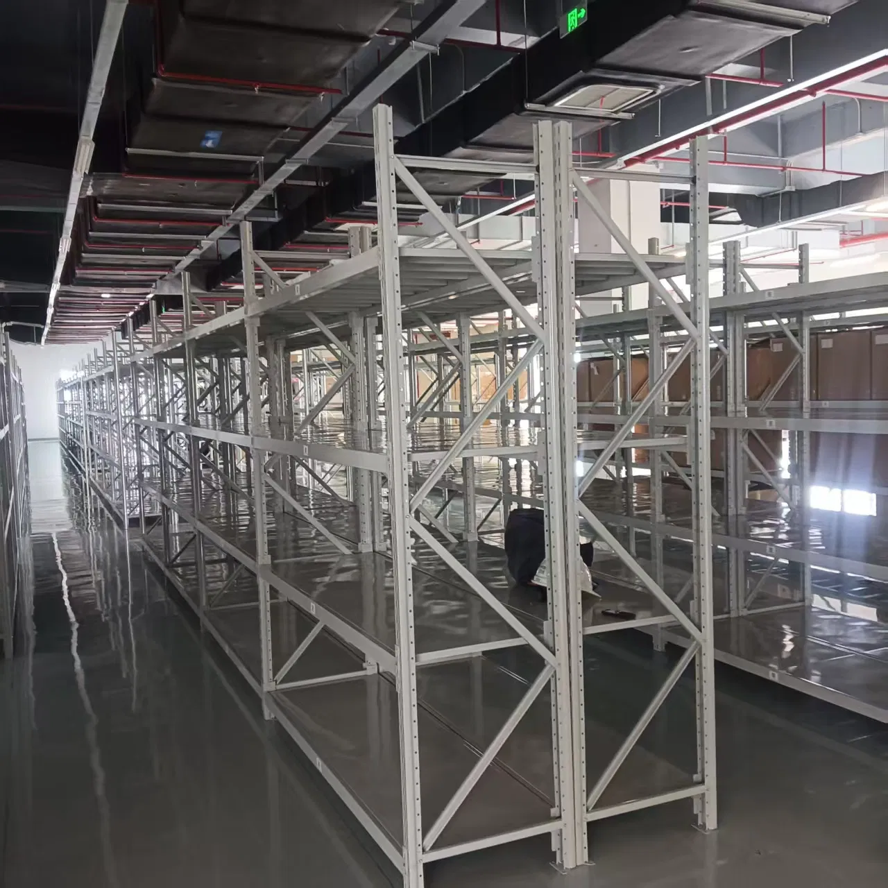 Industrial Medium-Duty Rivet Shelf Adjustable Boltless Shelving System