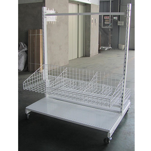 Integrated Hypermarket Shelving and Racking with Hole Back Panel Heavy Duty High Quality Powder Coating Surface