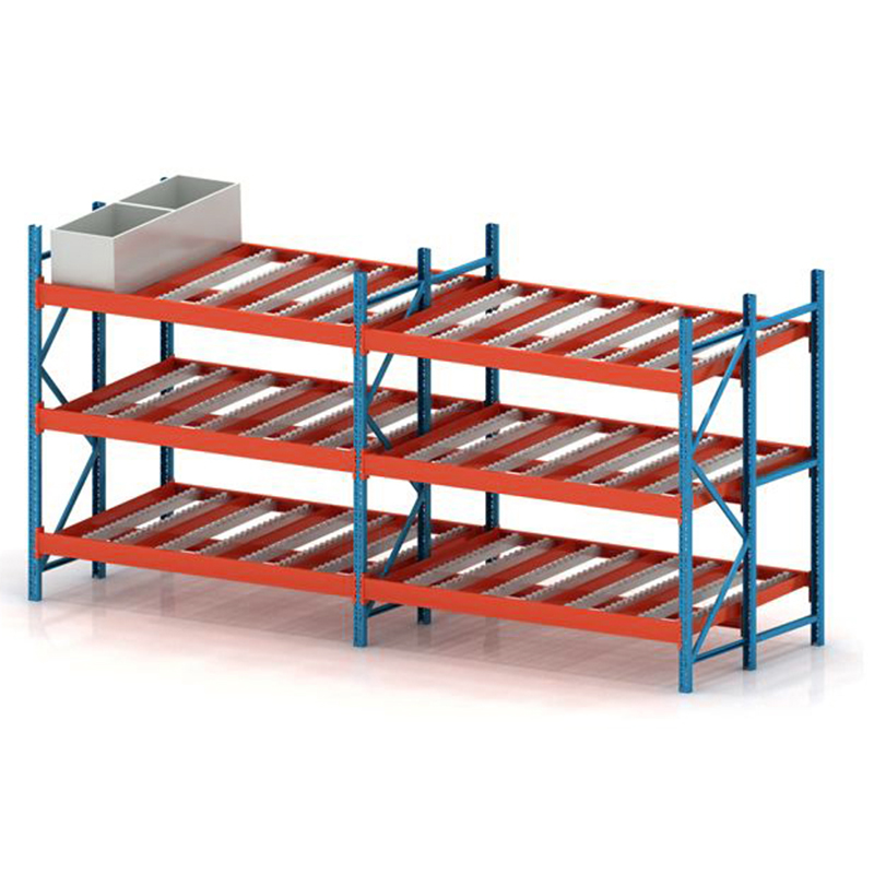 Roller Shelf System Warehouse Storage Wheel Shelving Carton Flow Rack