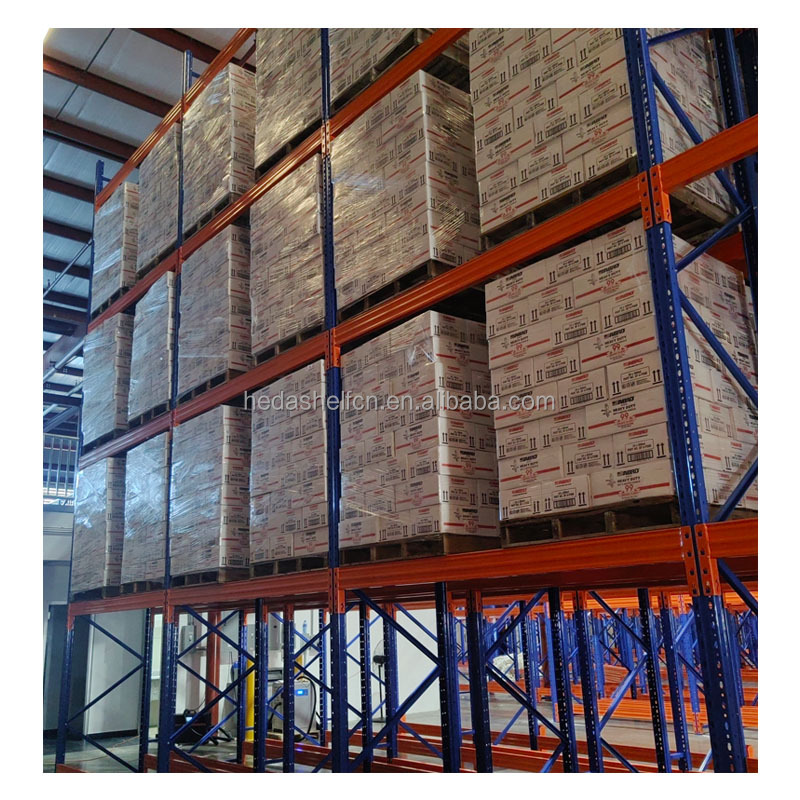 Economical Industrial Shelving Double Deep Pallet Racks Steel Storage Racking