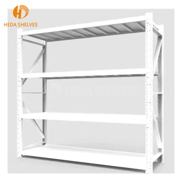 Boltless Adjustable Heavy Duty Load-Bearing 500kg/Layer Steel Racks Warehouse Industrial Stack Storage Racking Shelving System