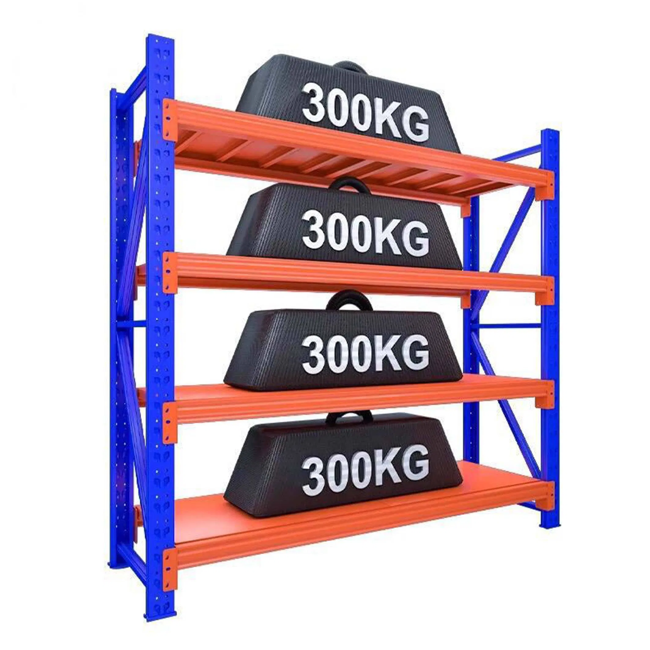 Boltless Rivet Snap Together 300kg Per Shelf 6 Tier Pharmaceutical Medium Duty Shelving