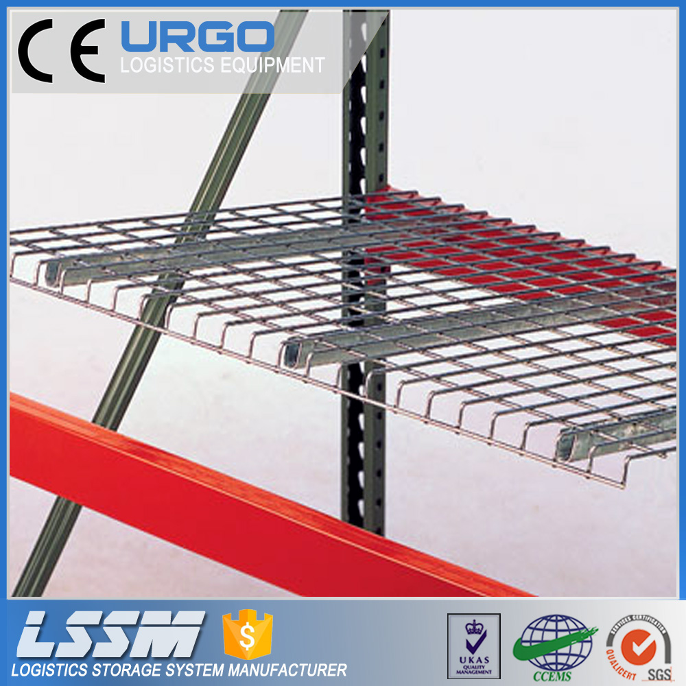 High Quality Warehouse Storage USA Teardrop Pallet Rack With Wire Mesh Deck