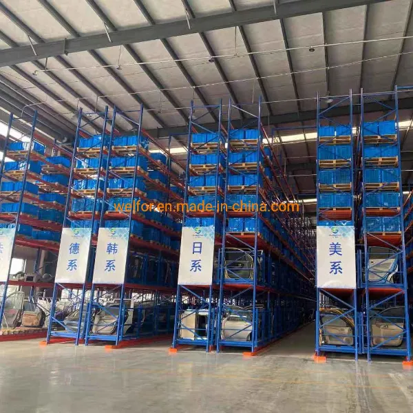 Industrial Very Narrow Aisle (VNA) Shelving Storage Metal Heavy Duty Pallet Rack