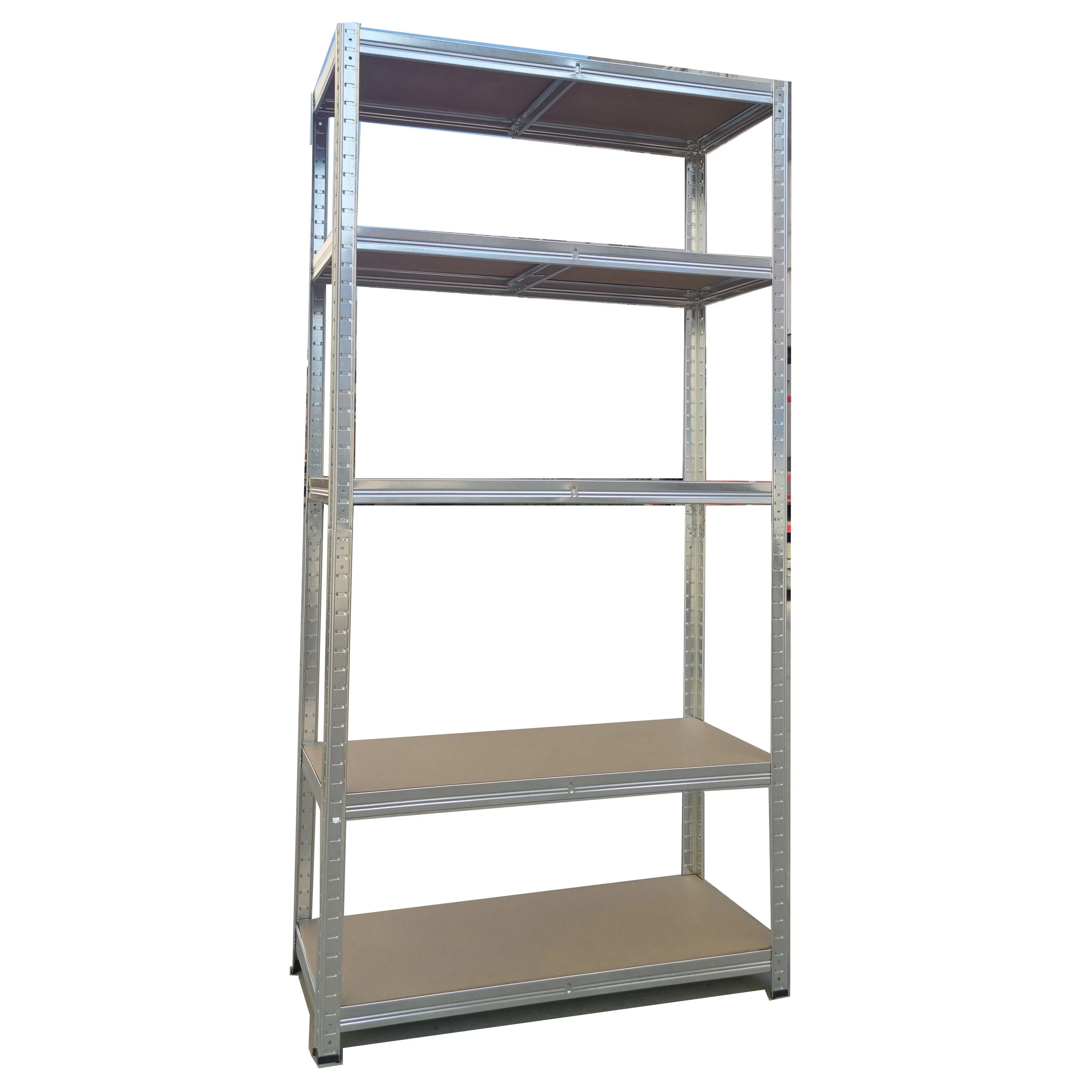 Electronic Commercial 5 Layer Steel Storage Shelving Racks Heavy Duty Warehouse Shelves Boltless Rivet Rack Easy Assembly Garage