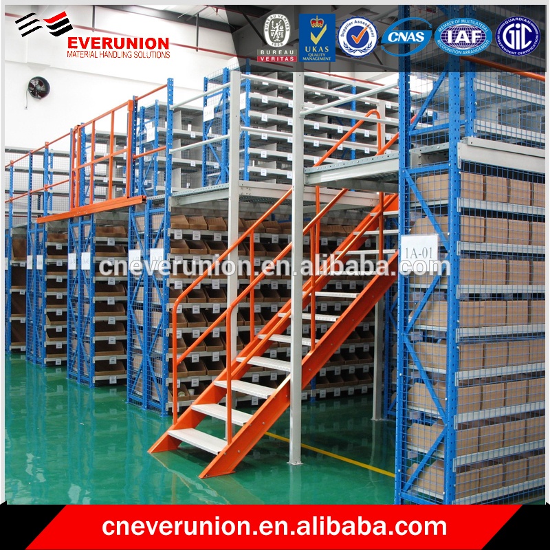 Corrosion Protected 5-Tier Steel Mezzanine Racks for Warehouses Multi-Tier Mezzanine Floors