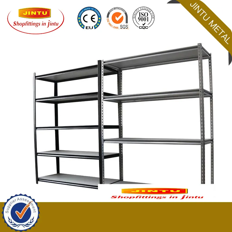 Customized Size Light Duty Shelving Metal Bolted Sheves Boltless Rivet Racks Bolt Free MDF Shelving