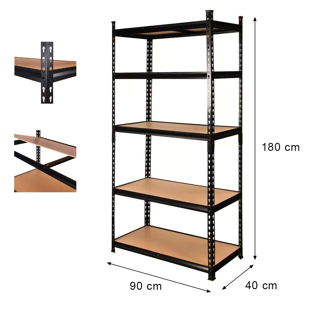 Warehouse Storage Rack Metal Storage Rack Boltless Rack Storage Rack 5 Tier Metal Storage Rack Shelf