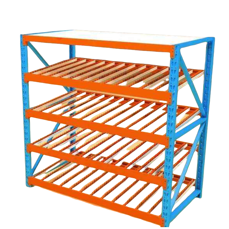 AOCHEN China Factory's Easy Assembly High-Strength Steel Warehouse Carton Flow Racking System Collapsible Powder Coated