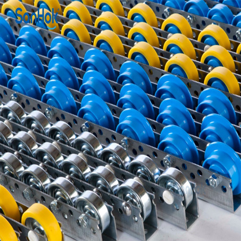 Heavy-Duty Flow Rail System Industrial Grade Carbon Steel/Stainless Steel Frame for Pallet Handling
