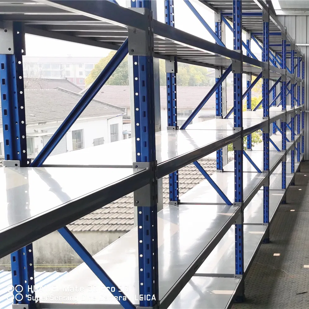 Factory Warehouse Metal Longspan Shelving Industrial Storage Medium Duty Racking Steel Shelf