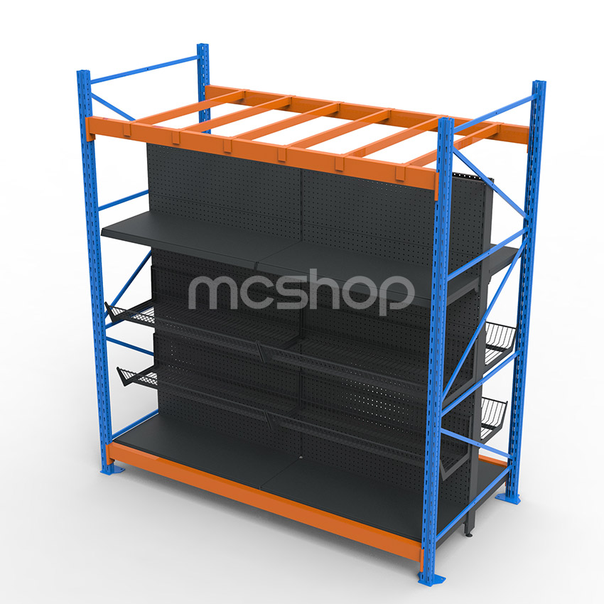 Supermarket Gondola Display Rack