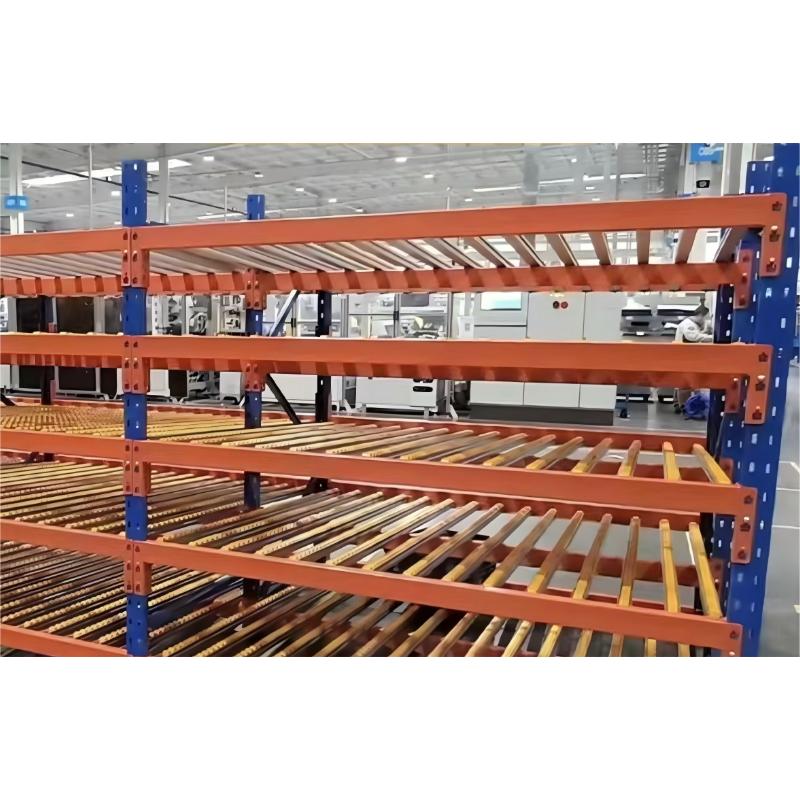 Factory Warehouse Storage 5 Durable Gravity Flow Racking FIFO Adjustable Roller Rack Metallic Shelves Carton Flow Rack System