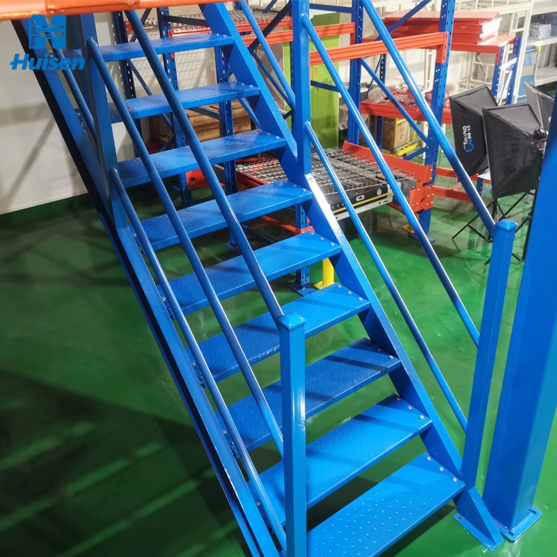 Multi-Level Estanteria Industrial Heavy Duty Warehouse Rack Floor Mezzanine Rack &amp; Steel Platform