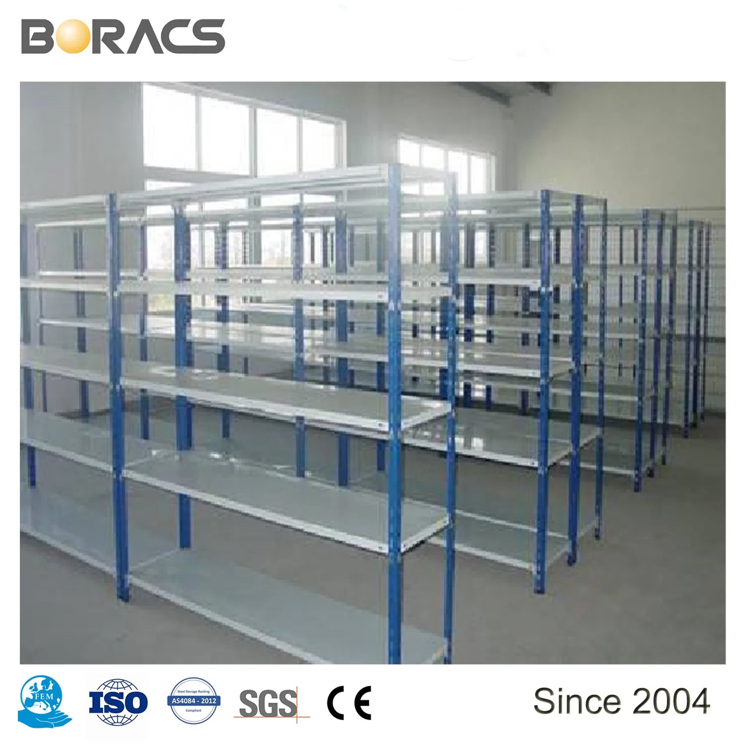 Pallet Rack Integrated Hybrid Longspan Shelving Systems Multi Function Storage