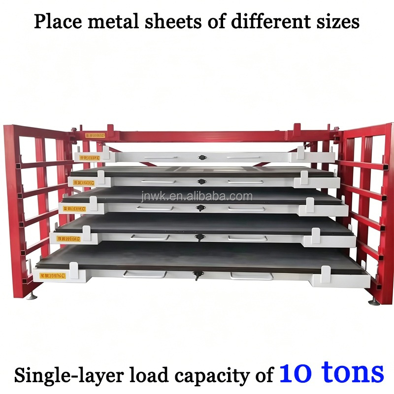 Heavy Duty Multi-drawer Shelving-Slide-out Sheet Metal Storage Drawers For Warehouse Racking Systems