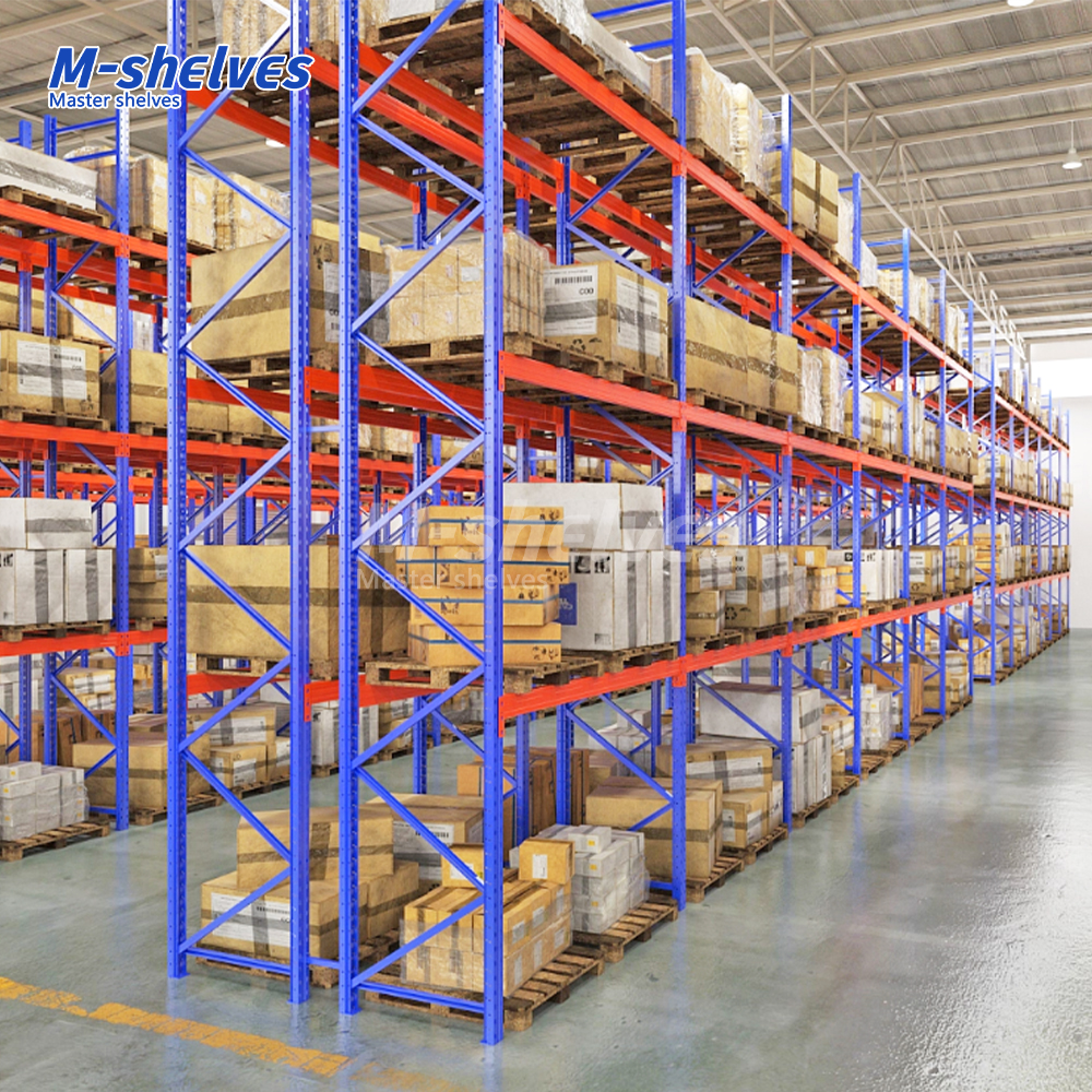 Adjustable Heavy Duty Industrial Storage Rack Steel Warehouse Racking Multi Level Pallet Rack System Metal Shelves For Warehouse