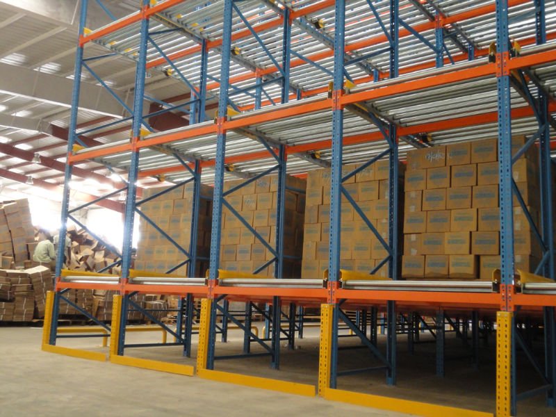 Heavy Duty Flow Roller Pallet Flow Rack Racks Industrial Storage Racking Gravity Flow Rack For Warehouse Equipment