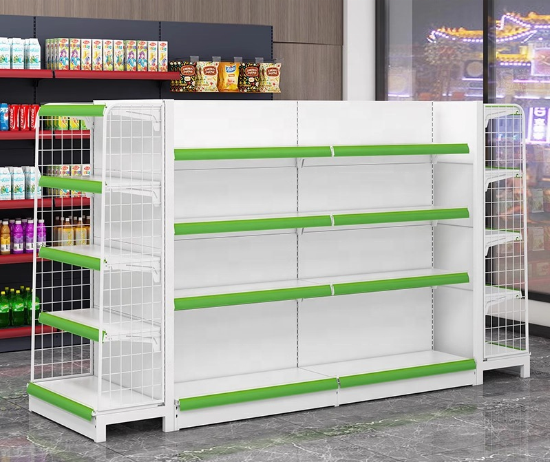 Hot Sale Retail Shop Shelving Display Steel Heavy /Light Duty Shelf for Supermarket Pharmacy Convenience Store Gondola Shelves