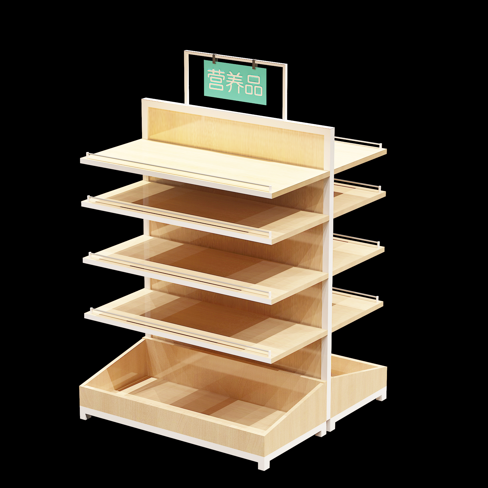 New Design Heavy Duty Double-Sided Gondola Steel Eco-Friendly Supermarket Shelf China Great Price Hypermarket Shelving System