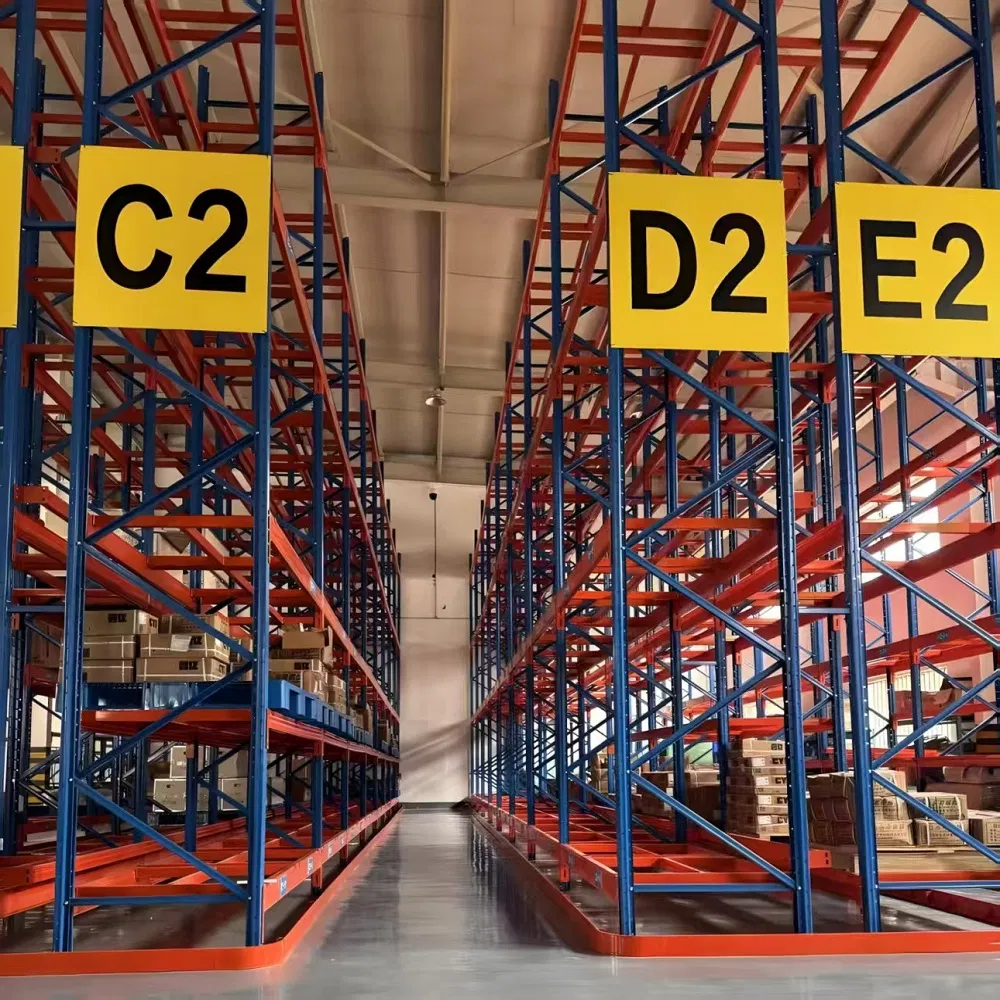 High Density Very Narrow Aisle Vna Pallet Racking System Industrial Storage Rack for Warehouse Optimization