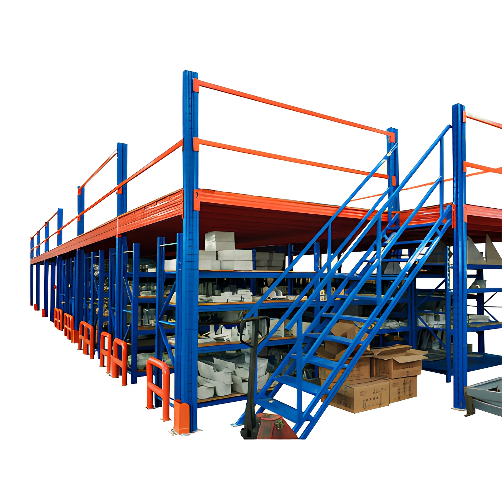 Industrial Customized Steel Structure Racks Supported Multi-tier Loft Mezzanine Floor Platform Racking