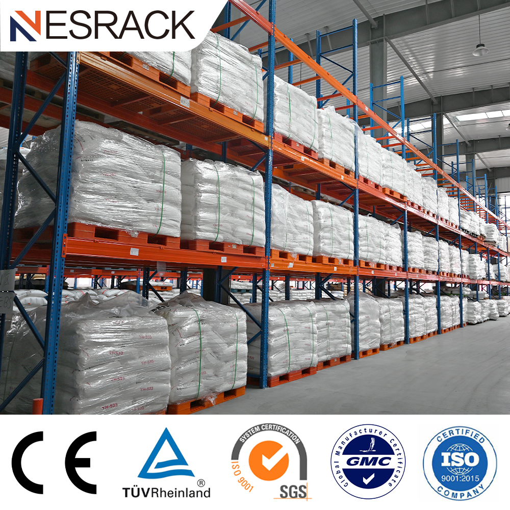 Industrial Warehouse Storage Rack Adjustable Custom 800-3000kg/Level Load Capacity Heavy Duty Selective Pallet Racking System