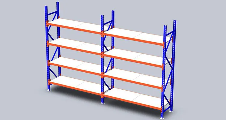 Multi-Level Industrial Long Span Warehouse Storage Shelving Racks