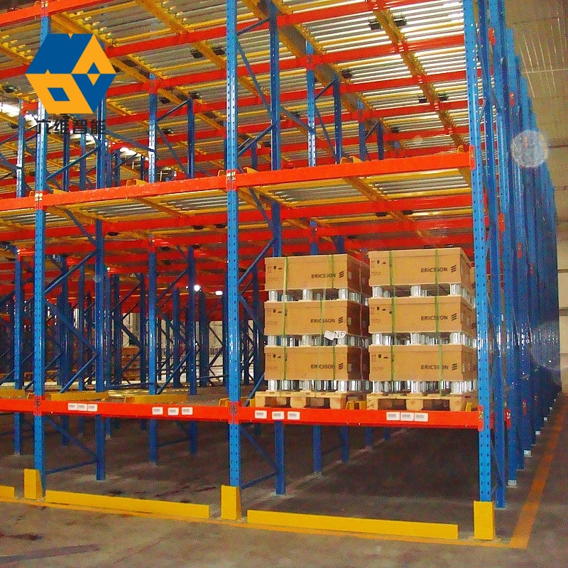 Heavy Duty 5-Layer Carton Flow Gravity Flow Roller Shelf Rack System Warehouse Gravity Roller Pallet Flow Racking