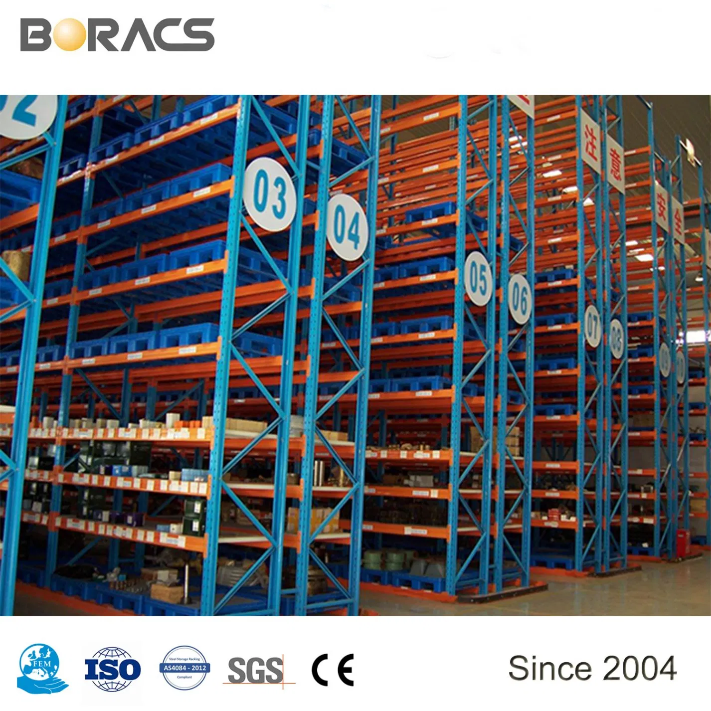 Industrial Warehouse Heavy Duty Very Narrow Aisle Storage Rack System /Vna Rack From China Manufacturer