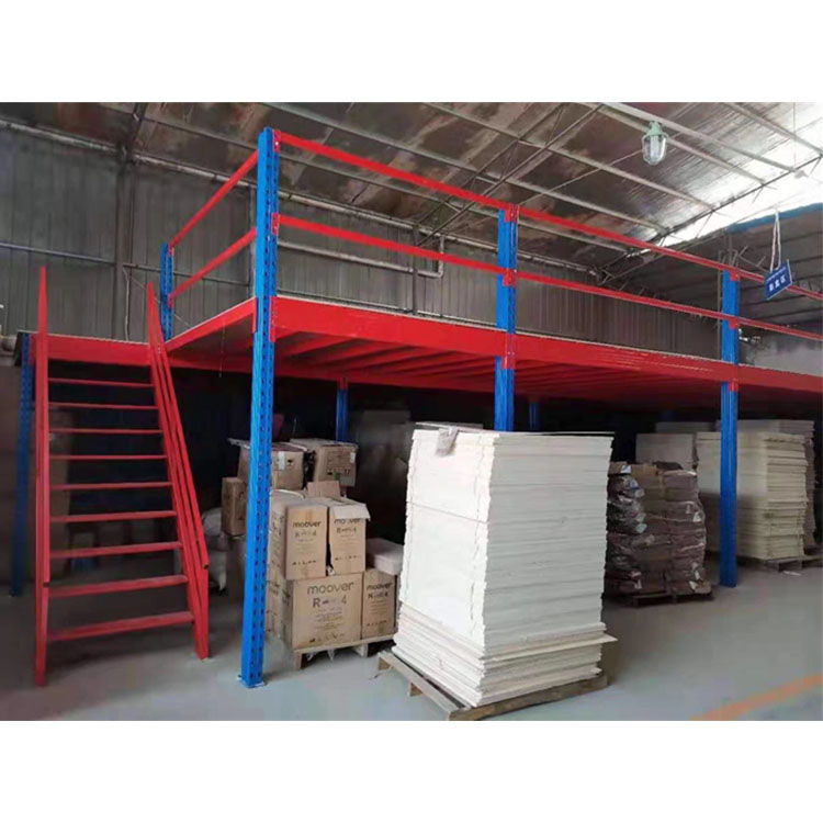 Industrial Mezzanine Floor System for Automotive Spare Parts Storage Multi-tier Steel Structure Platform for Car Parts Warehouse