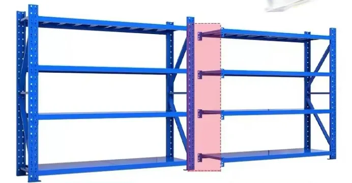 Cold-Rolled Steel Metal Light Duty Warehouse Storage Shelf