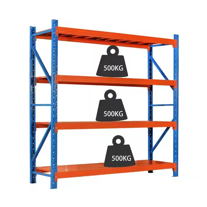 Factory Stackable Shelves and Metal Warehouse Metal Longspan Shelving Medium Duty Shelf