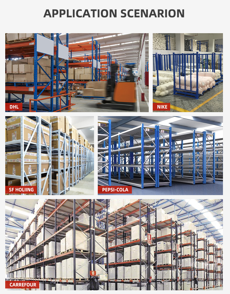 Clean display shelving row