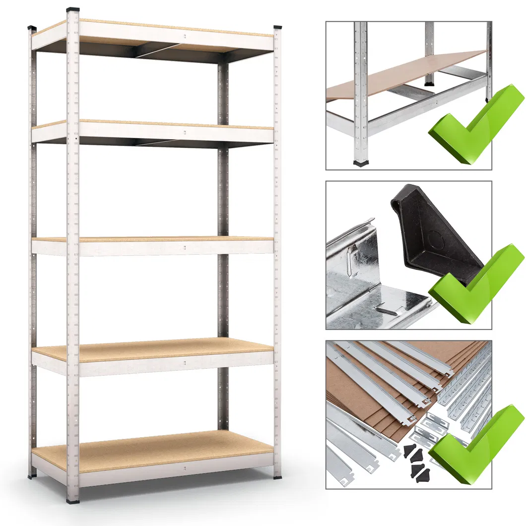 Heavy Duty Adjustable Stacking Boltless Rivet Steel Storage Shelving Design 10