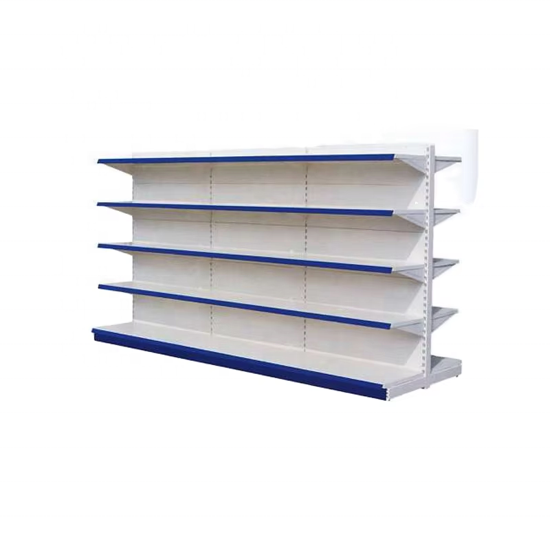 Great Price Perfect New Design Supermarket Shelf Sed Double Side Gondola Steel From China Hypermarket Shelving System
