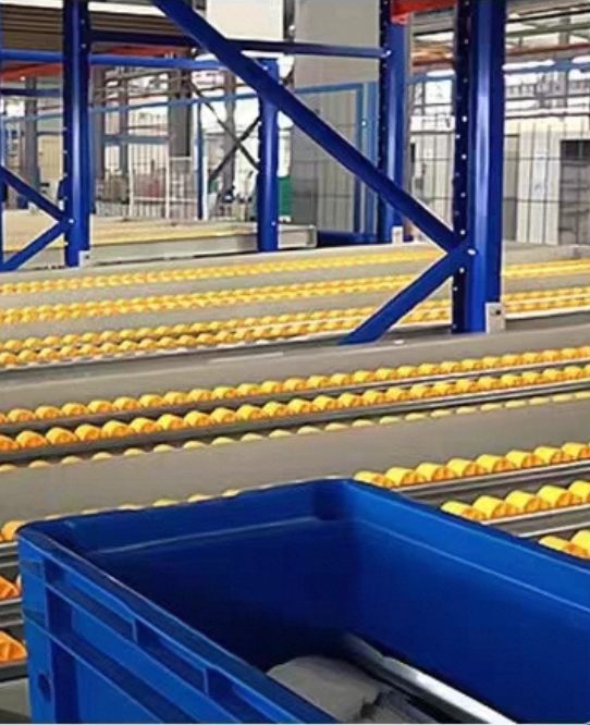 AOCHEN China Factory's Easy Assembly High-Strength Steel Warehouse Carton Flow Racking System Collapsible Powder Coated
