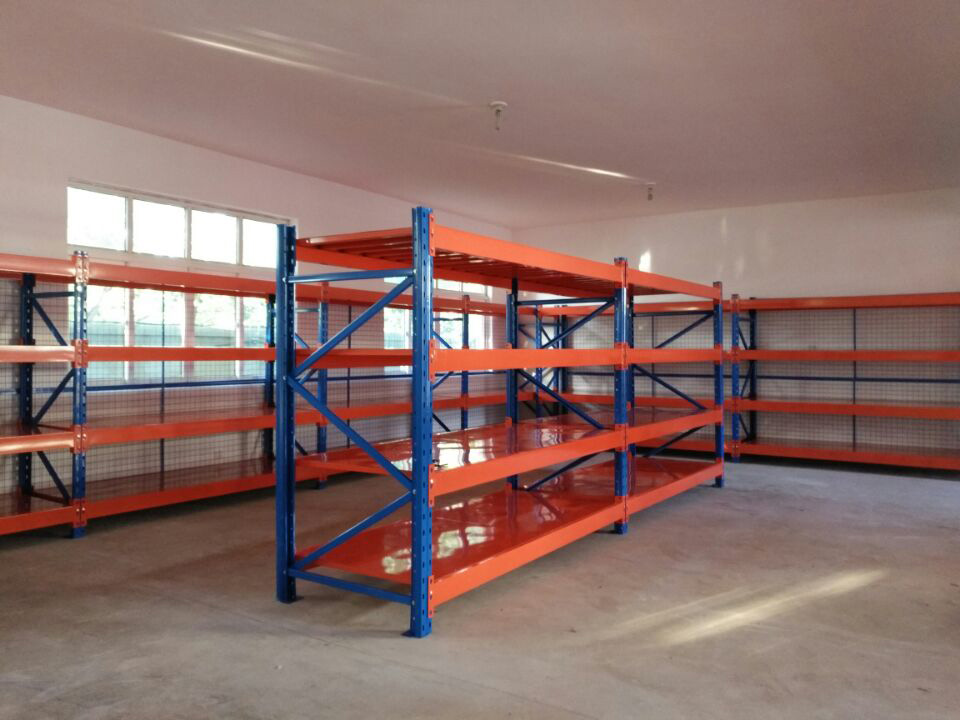 Heavy-Duty Steel Shelf Racks For Household And Warehouse Storage Multi-Storey Express Display Assembly