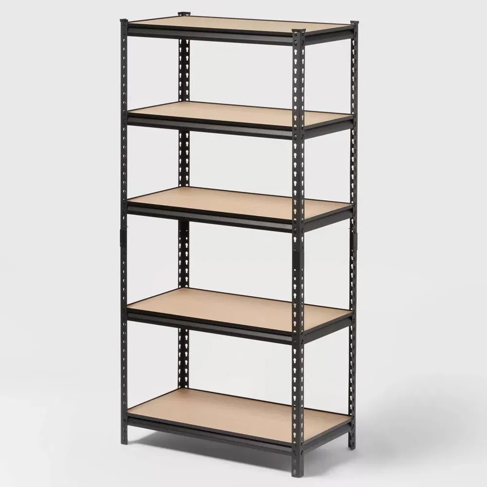 Basic Customization Metal Garage Rivet Adjustable Industrial Steel Heavy Duty Shelving Unit Boltless/Rivet Racking